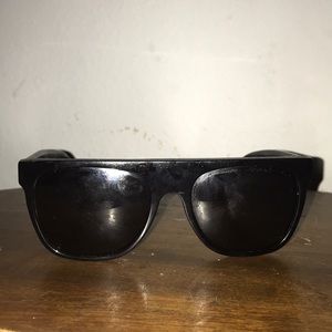 Retrosuperfuture flat top gold hinge sun glasses